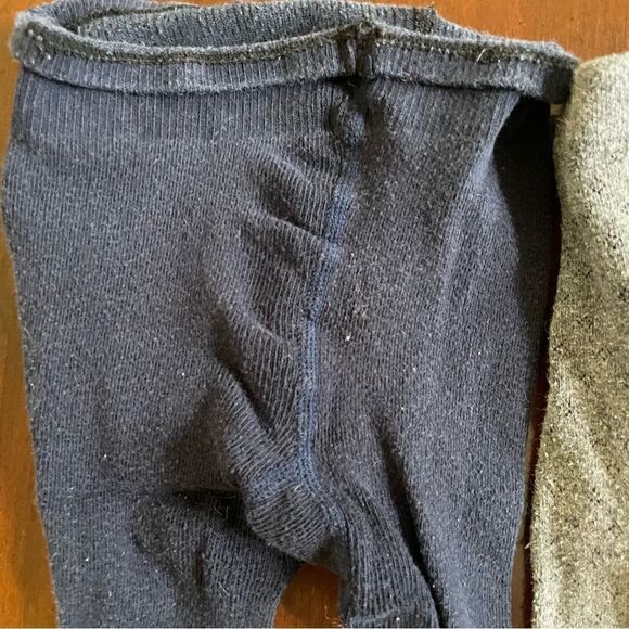 Bundle of 3 Baby Girl/ Boy Cotton Warm Tights Footless Tights Size 3-6 Months - Picture 2 of 9